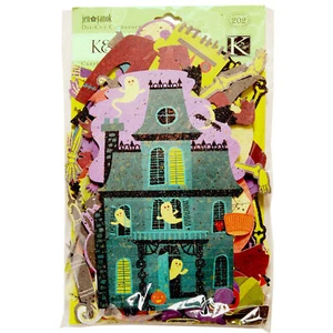 K & Company : Jen Yanok 202 Pc Die-Cut Cardstock set: Boos & Ghouls - Halloween - Picture 1 of 1