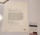 Jay Thomas Gina Hecht Mork and Mindy Signed Contract PSA DNA Autograph Auto 