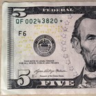 $5 Star Note Fancy Serial Number 640k Run Series 2017 Check My Other Items