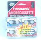 Panasonic Microcasette Tapes Pack of 4 1x90min + 3x60min
