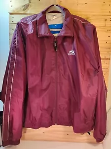 Brooks Running Jacket Windbreaker Mens XL Maroon Zip Up New With Tags - Picture 1 of 22