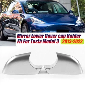 Fits 2017 2018-2022 Tesla Model 3 Rearview Mirror Cover Lower Holder Accessories - Picture 1 of 8
