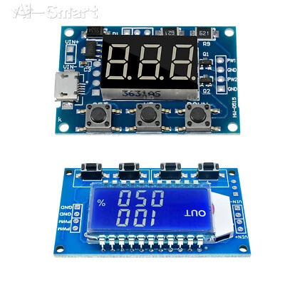 PWM Pulse Frequency Duty Cycle Square Wave Adjustable Signal Generator Module