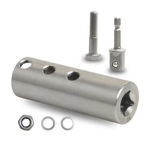 Trailer Jack Electric Drill Adapter with 1/2 Inch Socket Adapter Bit Set New - Picture 1 of 10