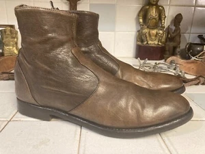 Alberto Fasciani Handmade in Italy Chelsea Brown Beatle Boot Size EU 39.5 US 6.5 - Picture 1 of 18