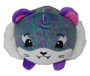 Pikmi Pops Tiger Surprise Stuffed Animal Purple Jungle Teal Soft Plush 7" - Picture 1 of 6