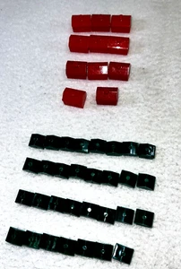 Vintage Game Board Monopoly 31 Houses 11 Hotels Replacement Plastic Pieces 1961 - Picture 1 of 8