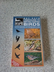 RSPB VIDEO GUIDE TO BRITISH GARDEN BIRDS VHS PAL UK Video DAVID ATTENBOROUGH BBC - Picture 1 of 5