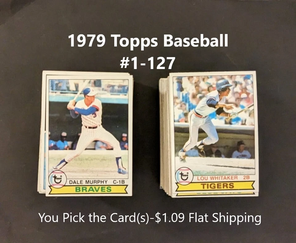 1979 Topps Baseball #1-127-YOUR CHOICE)-$1.09 Flat Ship UPDATED 8/17/25 - Image 1 of 1