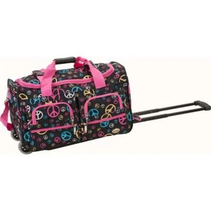 ROCKLAND PRD322-PEACE 22 Inch ROLLING DUFFLE BAG - Picture 1 of 1