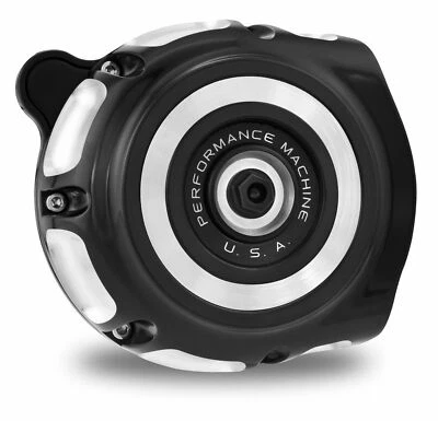 Máquina de rendimiento PM corte de contraste purificador de aire vintage Indian Chieftain negro Foto 1 de 2