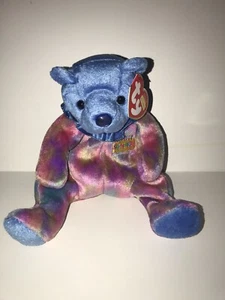 Ty Beanie Baby SEPTEMBER the Birthday Bear MINT Mint tags Sapphire Colored Vtg - Picture 1 of 12