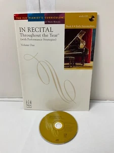 In Recital Throughout the Year Volume One Book 4 Song Piano Sheet Music *w/ CD* - Picture 1 of 16