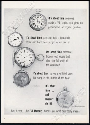 Foto de Patek Philippe 1958 coches Mercury anuncio impreso vintage Foto 1 de 4