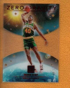 Shawn Kemp 2020-21 Clearly Donruss Basketball BK Zero Gravity Red #3/49 - Foto 1 di 2