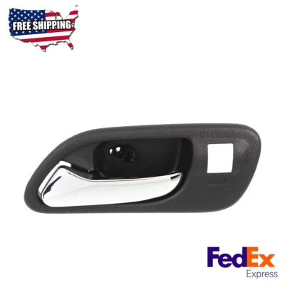 Внутренняя дверная ручка хромированная передняя со стороны водителя подходит для Acura MDX TL 1999-2006 годов выпуска - Изображение 1 из 4