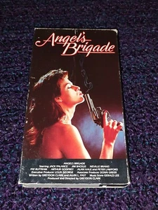 Angel's Brigade VHS Rare HTF Action Suspense Thriller Jack Palance Lightning - Picture 1 of 6