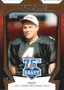 2010 Topps Draft 75th Anniversary #75DA25 Brett Favre - NM-MT - Picture 1 of 2