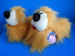raro peluche DOUGAL DOG PANTOFOLE peluche TAGLIA UNICA ๐ผ LA ROTONDA MAGICA VINTAGE - Foto 1 di 7