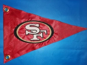 Carro de golf Triángulo personalizado SF NINERS 49ers bandera de seguridad triciclo reclinado kayak ATV - Imagen 1 de 5