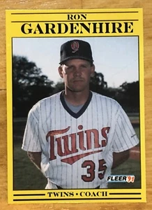 1991 Fleer Ron Gardenhire Custom Cards That Never Were Minnesota Twins WS Champs - Picture 1 of 2