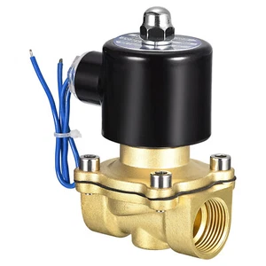 Brass Electric Solenoid Valve 3/4"NPT 12VDC Air Valve Normally Closed - Picture 1 of 6