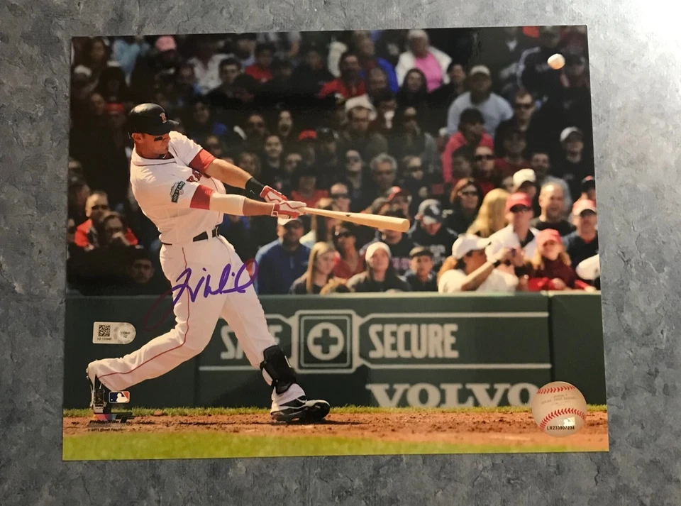 Red Sox Will Middlebrooks Autographed Auto 8x10 Photo COA - Image 1 of 1