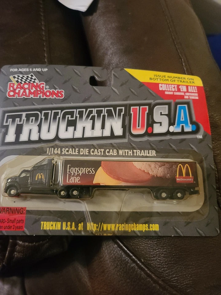 Racing Champions Truckin USA 1/144 Scale Union 76 Semi Truck Tanker NASCAR Fuel