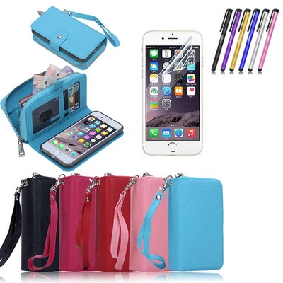 Zipper Wallet Purse Crossbody Case For iPhone X / XR / XS / XS Max - Image 1 of 4