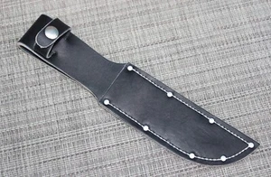 Custom Handmade Leather Knife Sheath Cattaraugus 225-Q Case 337-Q , etc 6" Blade - Picture 1 of 20