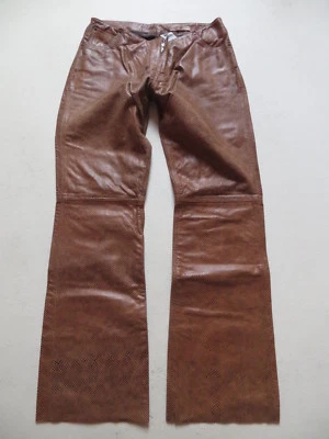 Levi's Damen Leder Jeans Hose, W 30 /L 32, Echt Lederjeans im Schlangen- Look ! - Bild 1 von 3