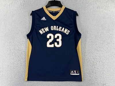 Camiseta de basquete New Orleans Pelicans Youth azul média #23 Anthony Davis - Imagem 1 de 4