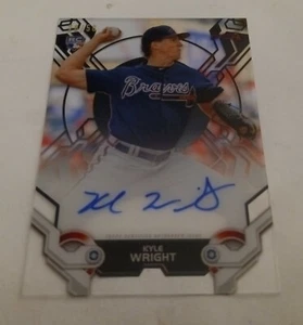 2019 Kyle Wright Topps High Tek Black AUTOGRAPH ROOKIE Card MINT (28/50) Braves - Picture 1 of 1