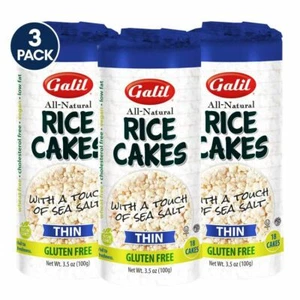 Pasteles de arroz salado marino Galil Passover, 3,1 oz. (paquete de 3) - Imagen 1 de 2
