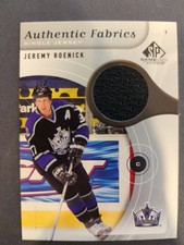 JEREMY ROENICK 2005-06 SP Game Used JERSEY Authentic Fabrics #AF-JR Kings 05-06