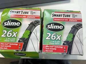 Slime Self Healing Fahrrad Smart Healing Schlauch 26X Fahrradreifen NEU (ZWEI) - Bild 1 von 1