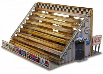 Innovador Hobby "Bleachers & Hot Dog" 1/64 HO Ranura Coche Escala Foto Kit de Construcción Foto 1 de 3