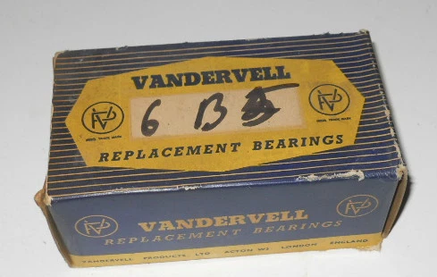 Rodamientos principales antiguos Vandervell nuevos de stock para Hillman Minx III-VI y Husky I. +.040 Foto 1 de 1