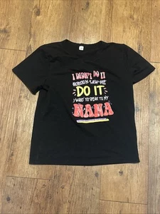 SHEIN Girls I Want To Speak To My Nana Shirt  - Picture 1 of 2