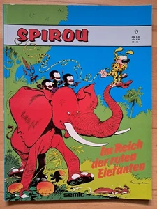 Spirou Nº9 En el reino de los elefantes rojos - TOP Z1 semic ÁLBUM DE CÓMIC A. Franquin - Imagen 1 de 3
