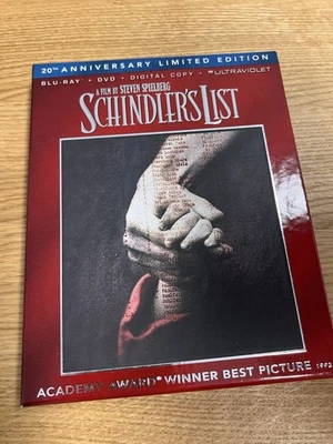 Schindler’s List/1993 Blu-Ray + DVD Limited Edition 20th Anniversary Slip Cover Foto 1 de 4