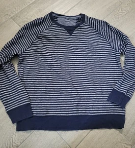 Banana Republic Mens Crew Neck Striped Long Sleeve Pullover Sweater size L - Bild 1 von 3