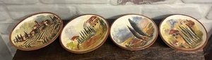 4 Williams Sonoma Teller Tuscan Sun 5 1/2" x 5" Oval Vorspeise Wurstwaren - Bild 1 von 12