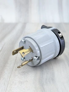 Arrow Hart Turn & Pull Twist Lock Plug End 30A 250V NEMA Unused Male End Groundi - Picture 1 of 8