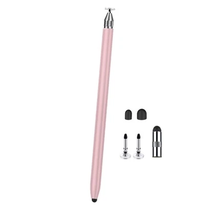 3 in 1 Two Tip Styluses Pen for Tablets Phones Soft Silicone Screen Protections - Image 1 of 4