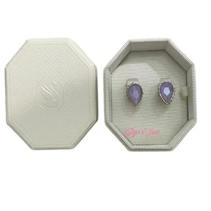 Swarovski Light Multi Rodiato Placcato Orbita Orecchini Borchie Multicolore Nuovi - Foto 1 di 7
