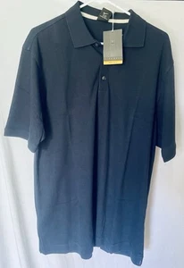 NIKE GOLF Dri Fit Navy Blue Short Sleeve Polo Shirt Men’s Size Medium NWT - Picture 1 of 6