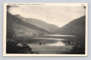 Postcard Echo Lake Franconia Notch White Mts NH ~ Unposted - Picture 1 of 2