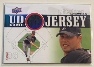 2010 Upper Deck UD Randy Wells #UDGJ-RW Game Jersey Toronto Blue Jays - Picture 1 of 2