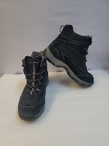 LL Bean Wanderschuhe Damen 8,5 Weite Schwarz Wildleder TEK 2,5 Wasserdicht System - Bild 1 von 7